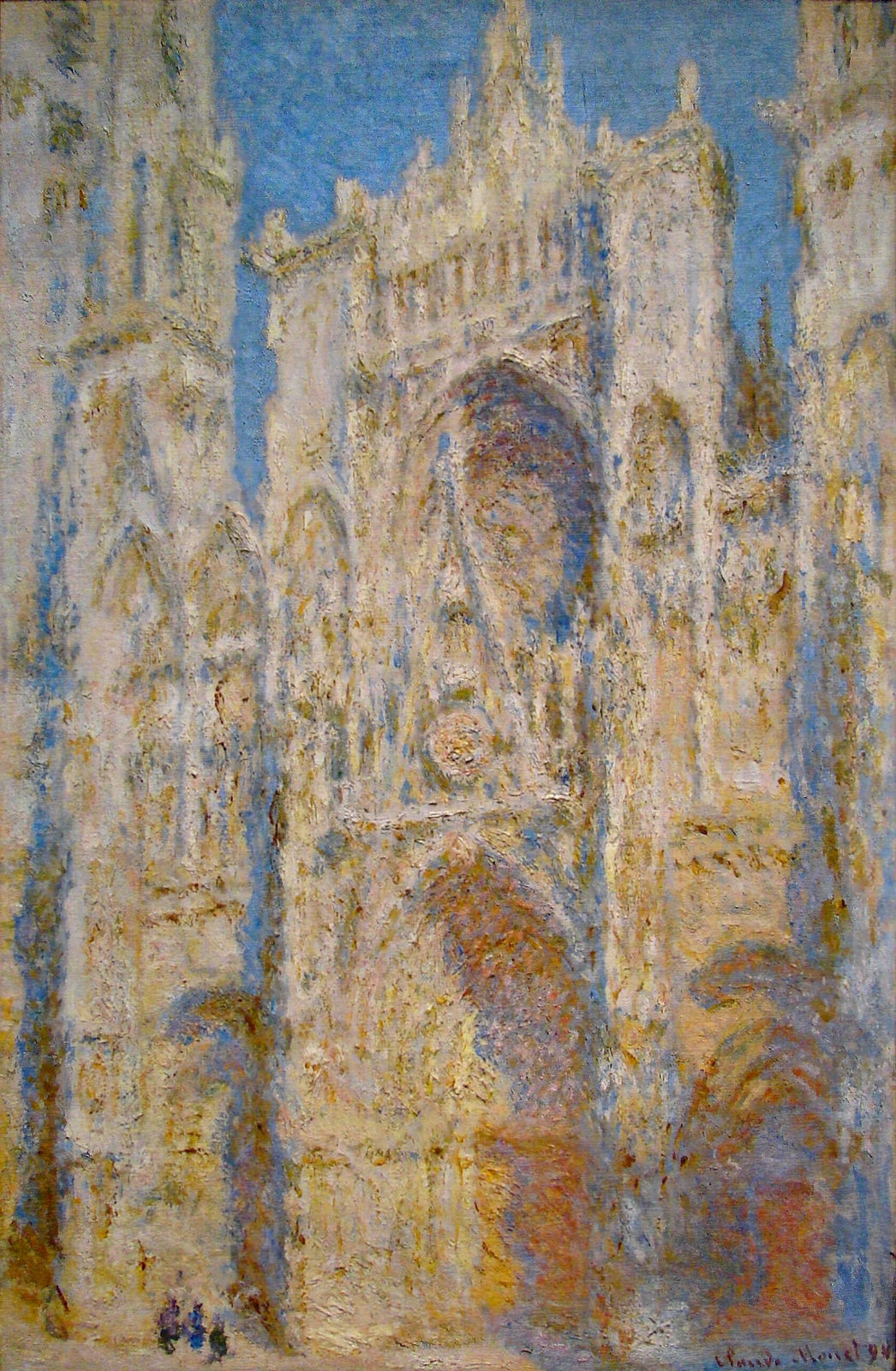 Rouen Cathedral, West Facade, Sunlight 1894